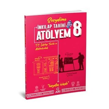 Arı Yayınları - 2021-2022 8. Sınıf LGS İnkılap Tarihi Atölyem Soru Bankası