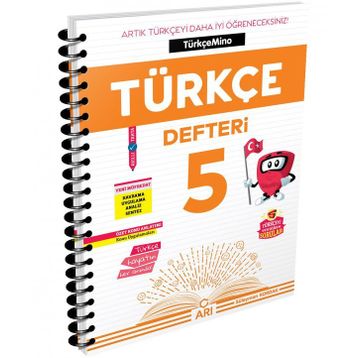 Arı Yayınları 5sınıf Türkçemino Akıllı Türkçe Defteri