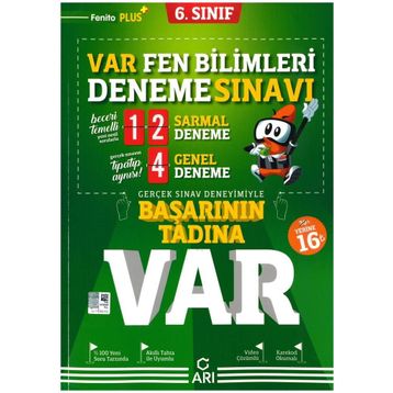 Arı Yayınları 6. Sınıf Fen Bilimleri Var Deneme Sınavı