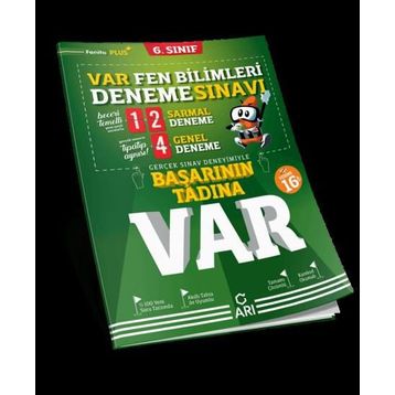 Arı Yayınları 6. Sınıf Fen Bilimleri Var Deneme Sınavı