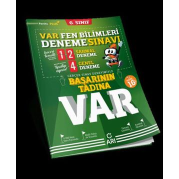 Arı Yayınları 6. Sınıf Fen Bilimleri Var Deneme Sınavı
