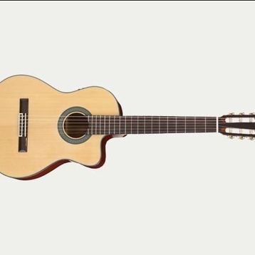 Aria AK30CETNBK Cutaway Elektro Klasik Gitar
