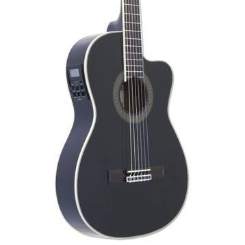 Aria AK30CETNBK Cutaway Elektro Klasik Gitar