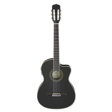 Aria AK30CETNBK Cutaway Elektro Klasik Gitar