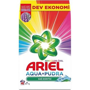 Ariel 7 kg Aqua Pudra Dağ Esintisi Renkliler Çamaşır Deterjanı