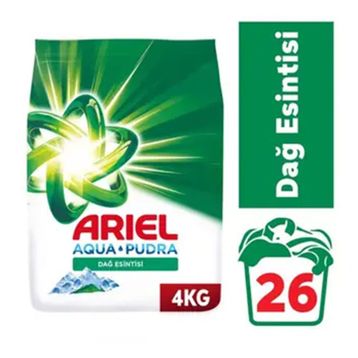 Ariel Aqua Pudra Dağ Esintisi 4 kg Toz Çamaşır Deterjanı