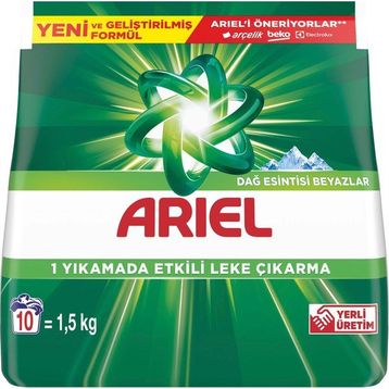 Ariel Dağ Esintisi Beyazlar ve Renkliler 1.5 kg Toz Deterjan