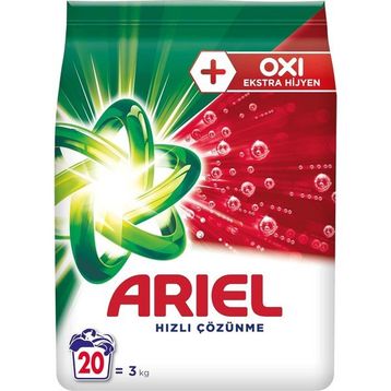 Ariel Oxi Ekstra Hijyen 3 kg Toz Deterjan