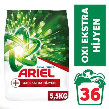 Ariel Oxi Hızlı Çözünme 5.5 kg Toz Çamaşır Deterjanı