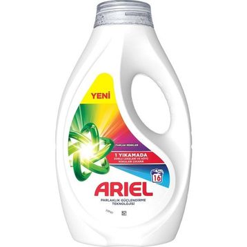 Ariel Parlak Renkler 16 Yıkama Sıvı Çamaşır Deterjanı