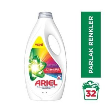 Ariel Parlak Renkler 32 Yıkama Sıvı Deterjan