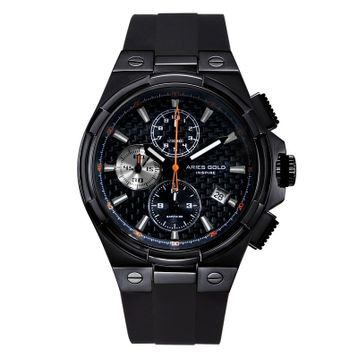 Aries Gold G-7312 BK-BKOR Erkek Kol Saati