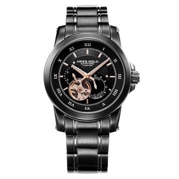 Aries Gold G-9001-S-BK Erkek Kol Saati
