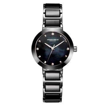 Aries Gold L-5006Z-S-BKMP Kadın Kol Saati