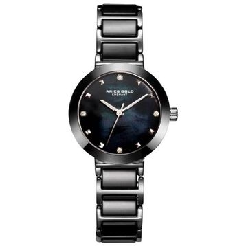 Aries Gold L-5006Z-S-BKMP Kadın Kol Saati