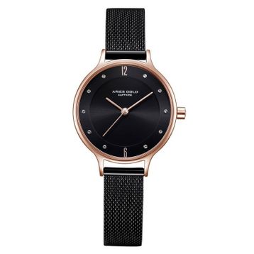 Aries Gold L-5033Z RG-BK Kadın Kol Saati