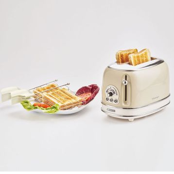 Ariete Vintage Bej 1.7 lt Kettle ve İki Hazneli Ekmek Kızartma Makinesi