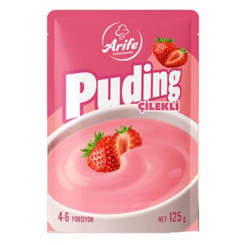 Arife 125 gr Çilek Aromali Toz Puding