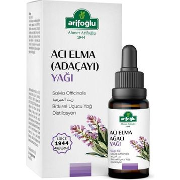 Arifoğlu 10 ml Adaçayı Acı Elma Yağı (2 adet)
