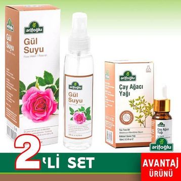 Arifoğlu 125 ml Gül Suyu+10 ml Çay Ağacı Yağı