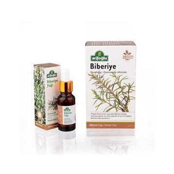 Arifoğlu 20 ml Biberiye Yağı ve 20 Adet Biberiye Çayı