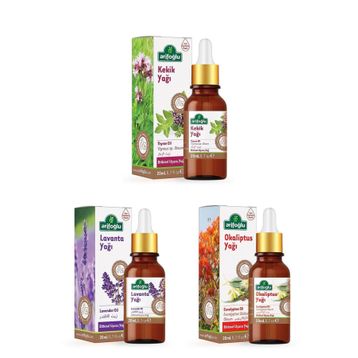 Arifoğlu 20 ml Lavanta+20 ml Kekik+20 ml Okaliptus Yağı