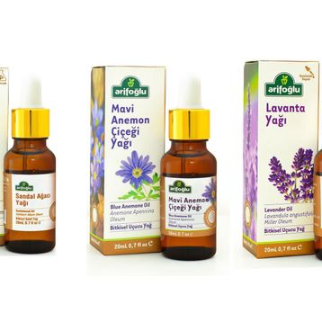 Arifoğlu 20 ml Lavanta+20 ml Sedir+20 ml Mavi Anemon Yağı