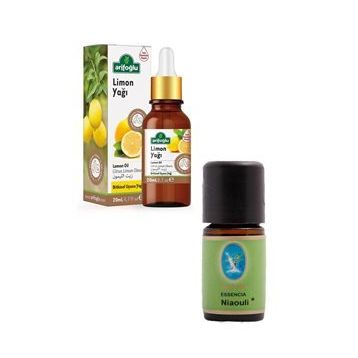 Arifoğlu 20 ml Limon Yağı + 10 ml Nuka Organik Niaouli Yağı