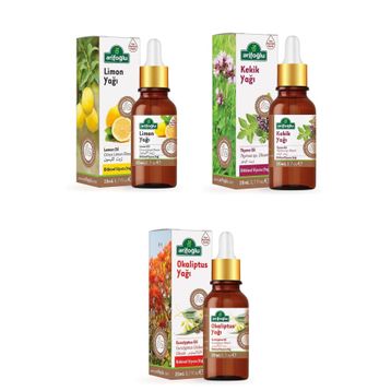 Arifoğlu 20 ml Limon+20 ml Kekik+20 ml Okaliptus Yağı