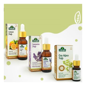 Arifoğlu 20 ml Limon+20 ml Lavanta+10 ml Çay Ağacı Yağı