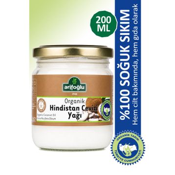Arifoğlu 200 ml Soğuk Sıkım Hindistan Cevizi Yağı