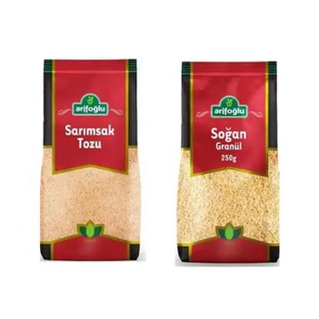 Arifoğlu 250 gr Sarımsak Tozu + 250 gr Granül Soğan