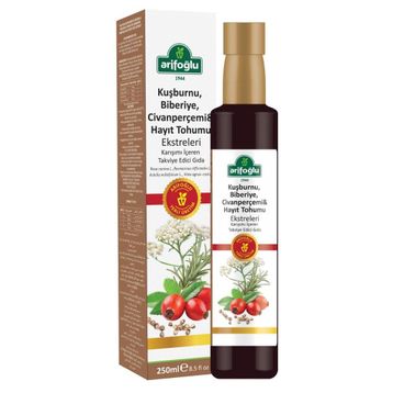 Arifoğlu 250 ml Kuşburnu Biberiye Civan Perçemi Hayıt Tohumu Ekstresi