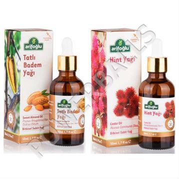 Arifoğlu 3x50 ml Tatlı Badem Yağı + Çam Terebentin Yağı + Hint Yağı