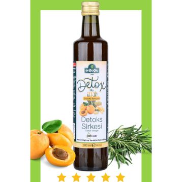 Arifoğlu 500 ml Detoks Sirkesi Kayısı Pulplu ve Sandaloz Sakızlı Sirke