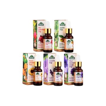 Arifoğlu Cilt Bakım Yağları 20 ml 5'li (Kayısı-Nar-Lavanta-Jojojba-Mavi Anemon)