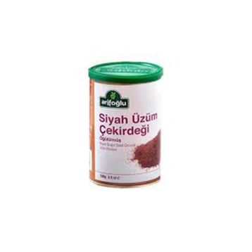 Arifoğlu Kutu Öğütülmüş 100 gr Siyah Üzüm Çekirdeği