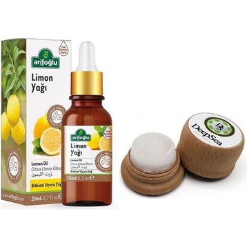 Arifoğlu Limon Yağı 20 ml + 7 gr Mentol Taş