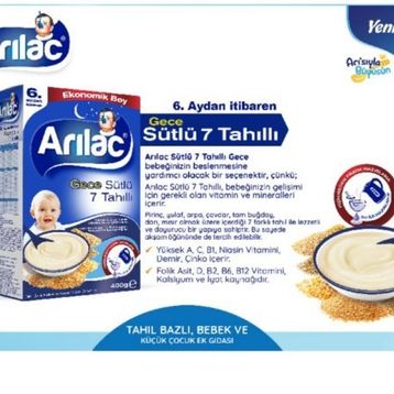 Arılac Instant 7 Tahıllı Gece 4x400 gr Ek Gıda