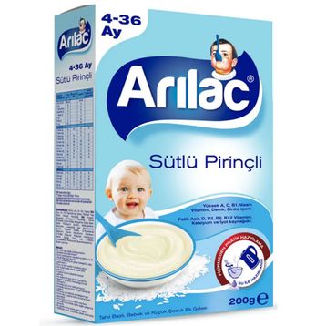 Arılac Instant Sütlü Pirinçli 200 gr Ek Gıda