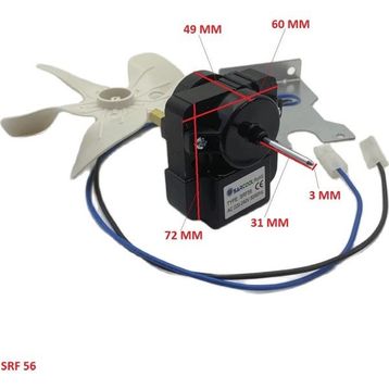 Ariston 93206 Buzdolabı Dış Ünite Fan Motoru