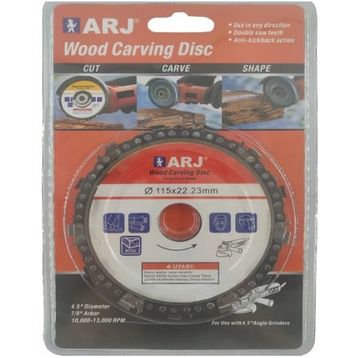 Arj Zincirli Testere 115 mm Odun Ahşap Mdf Kesme Ispiral Disk