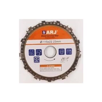 Arj Zincirli Testere 115 mm Odun Ahşap Mdf Kesme Ispiral Disk