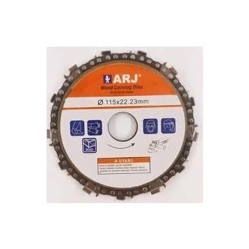 Arj Zincirli Testere 115 mm Odun Ahşap Mdf Kesme Ispiral Disk