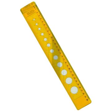 Ark 035 30 cm Daire Şablonu Cetvel