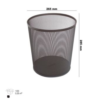 Ark 260x280 1145 Metal Konik Perforeli Çöp Kovası