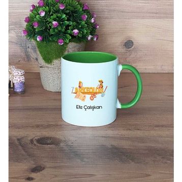 Arkeolog Yeşil Kupa Bardak
