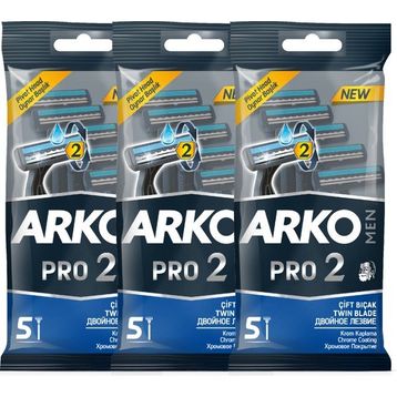 Arko 15 Adet Men Pro 2 Çift Bıçaklı Tıraş Bıçağı