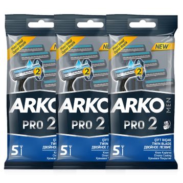 Arko 15 Adet Men Pro 2 Çift Bıçaklı Tıraş Bıçağı