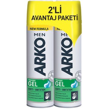 Arko Men Anti Irritation 2x200 ml Tıraş Jeli